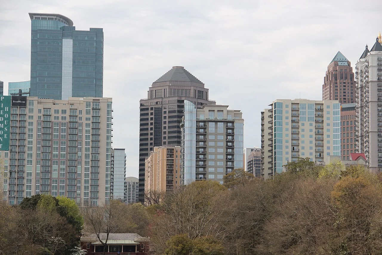 Midtown Atlanta skyline from Piedmont Park
